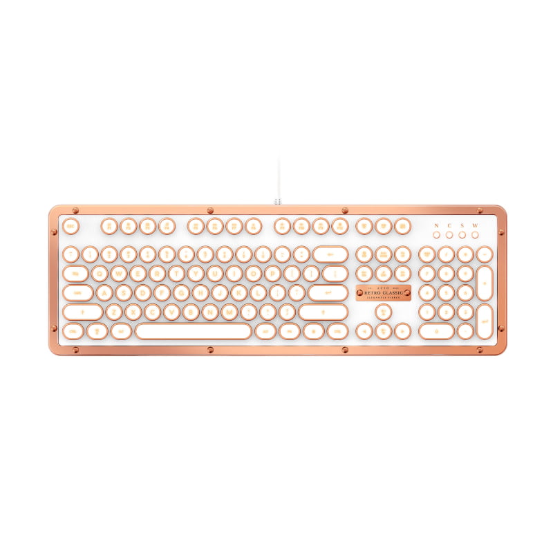Azio Retro Keyboard Posh (MK-RETRO-L-02-US)