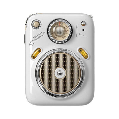 Divoom Beetle FM Speaker White (BEETLE-WHITE)