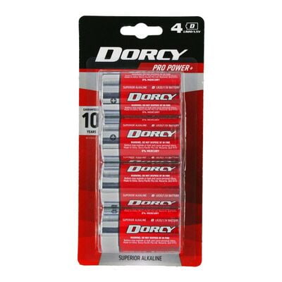 Dorcy 4D Alkaline Batteries (41-1621)