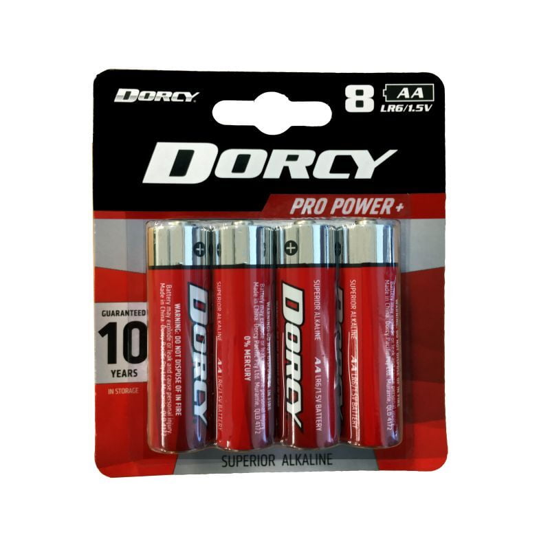 Dorcy 8AA Alkaline Batteries (41-1628)