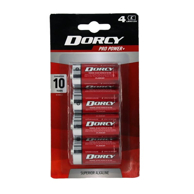 Dorcy 4C Alkaline Batteries (41-1629)