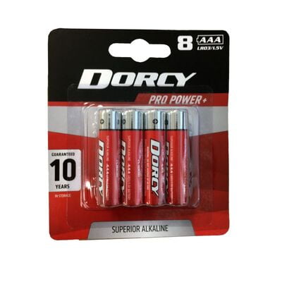 Dorcy 8AAA Alkaline Batteries (41-1638)